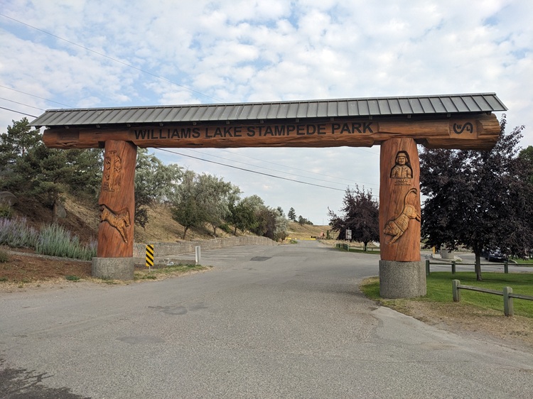 Stampede Ground RV Park Entrance